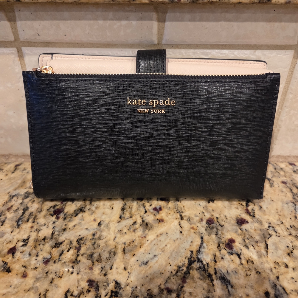 Kate Spade Black and Cream Women's Bag Nwt